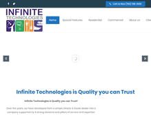 Tablet Screenshot of infinitetechnologies.net
